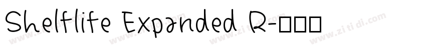 Shelflife Expanded R字体转换